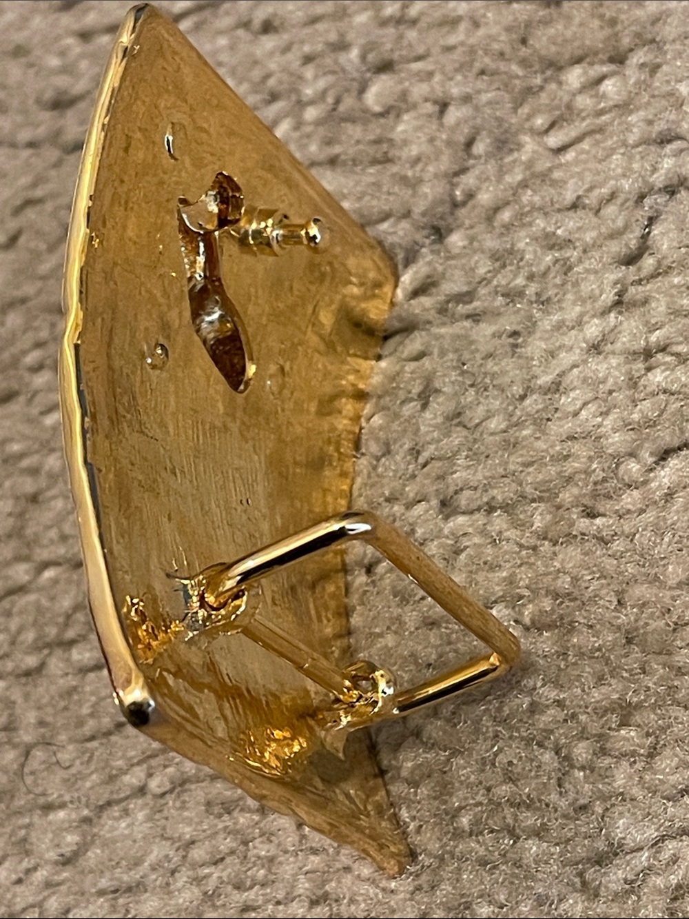 Mickey Mouse Gold Belt Buckle with Crystal Accent - Picture 8 of 11